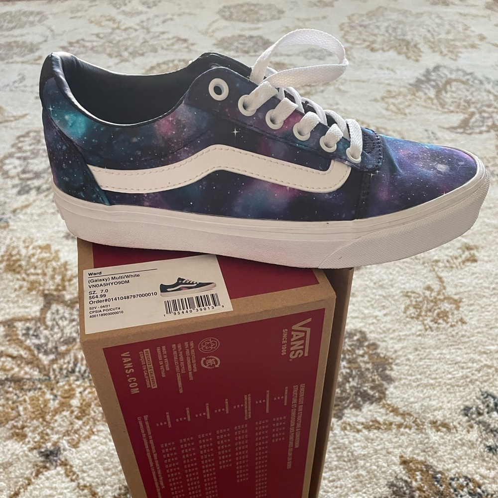 Woman’s size 7 Galaxy VANS